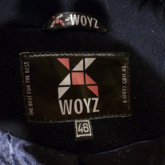 ELEGANT Winter Wool Blend Coat with Removable Fur Collar Sz 46( UK) - Picture 12 of 15